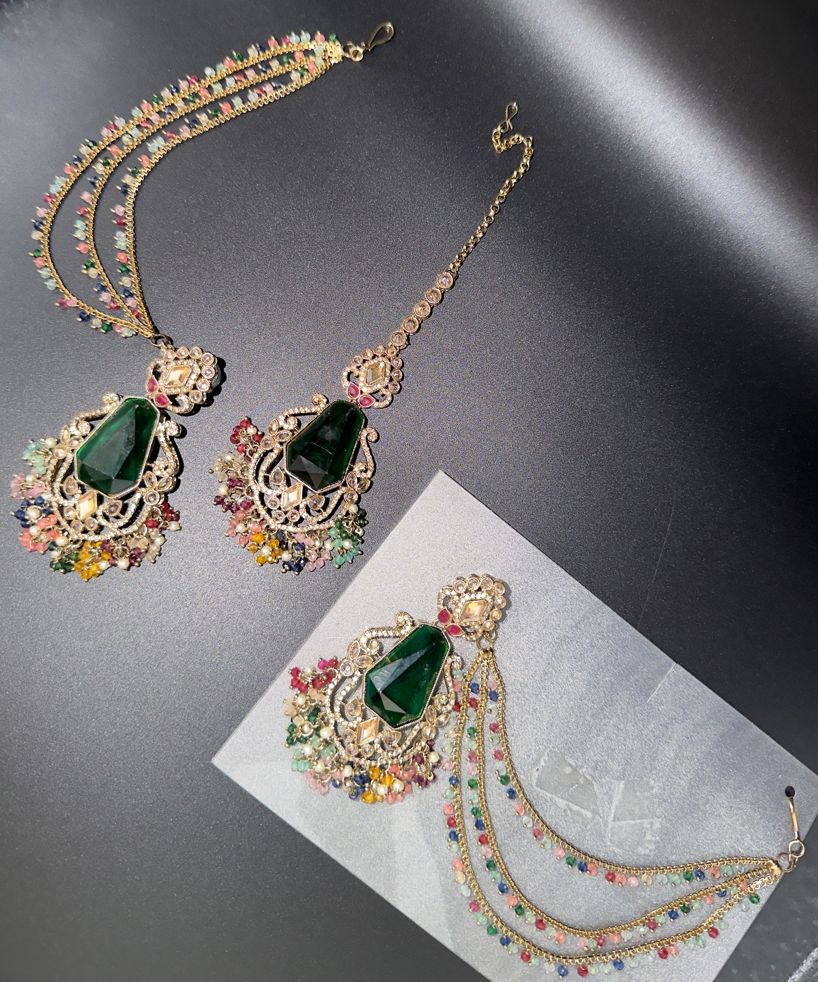 Sahara Earrings Tikka set