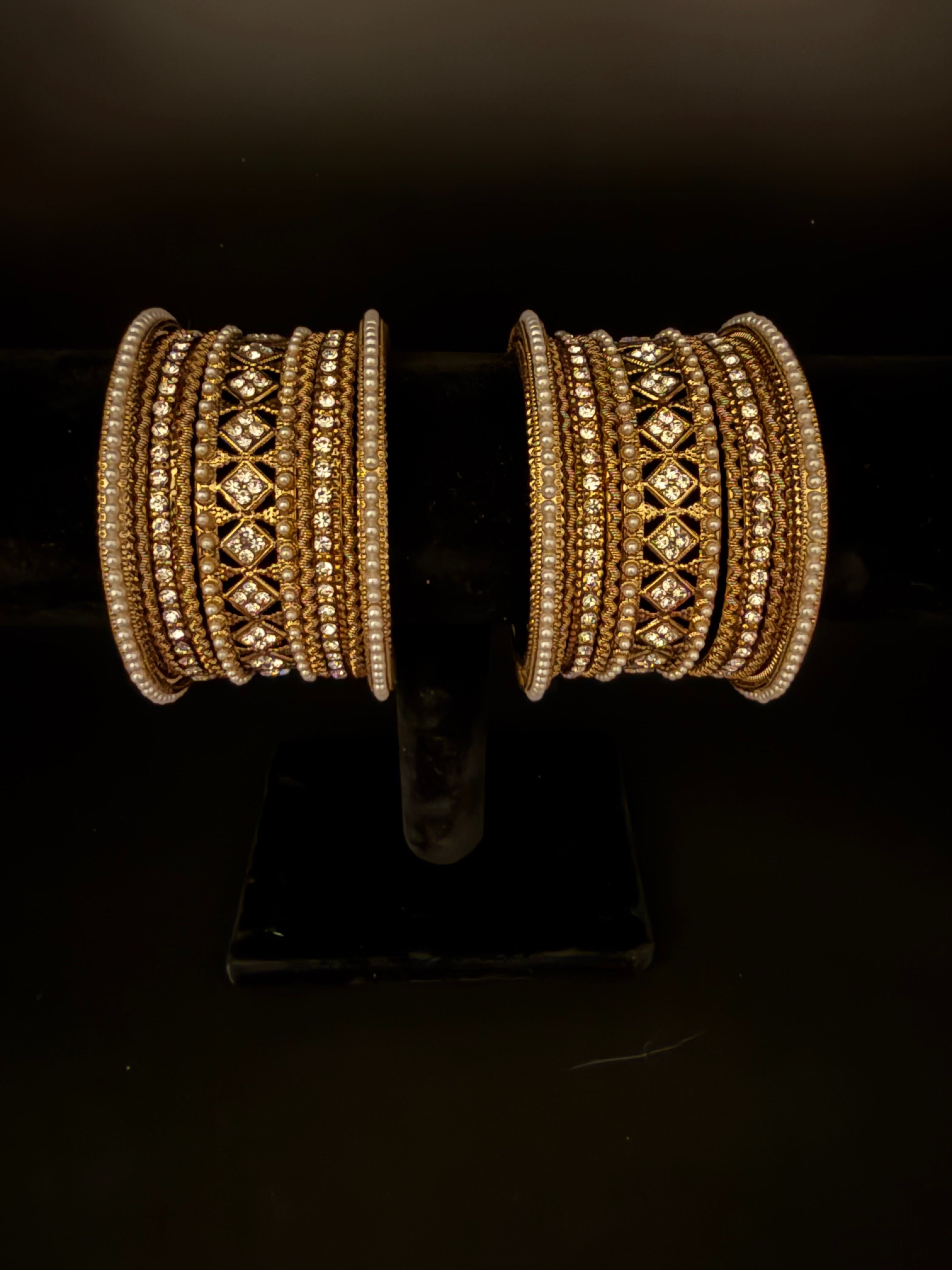 Gold Bangles Set