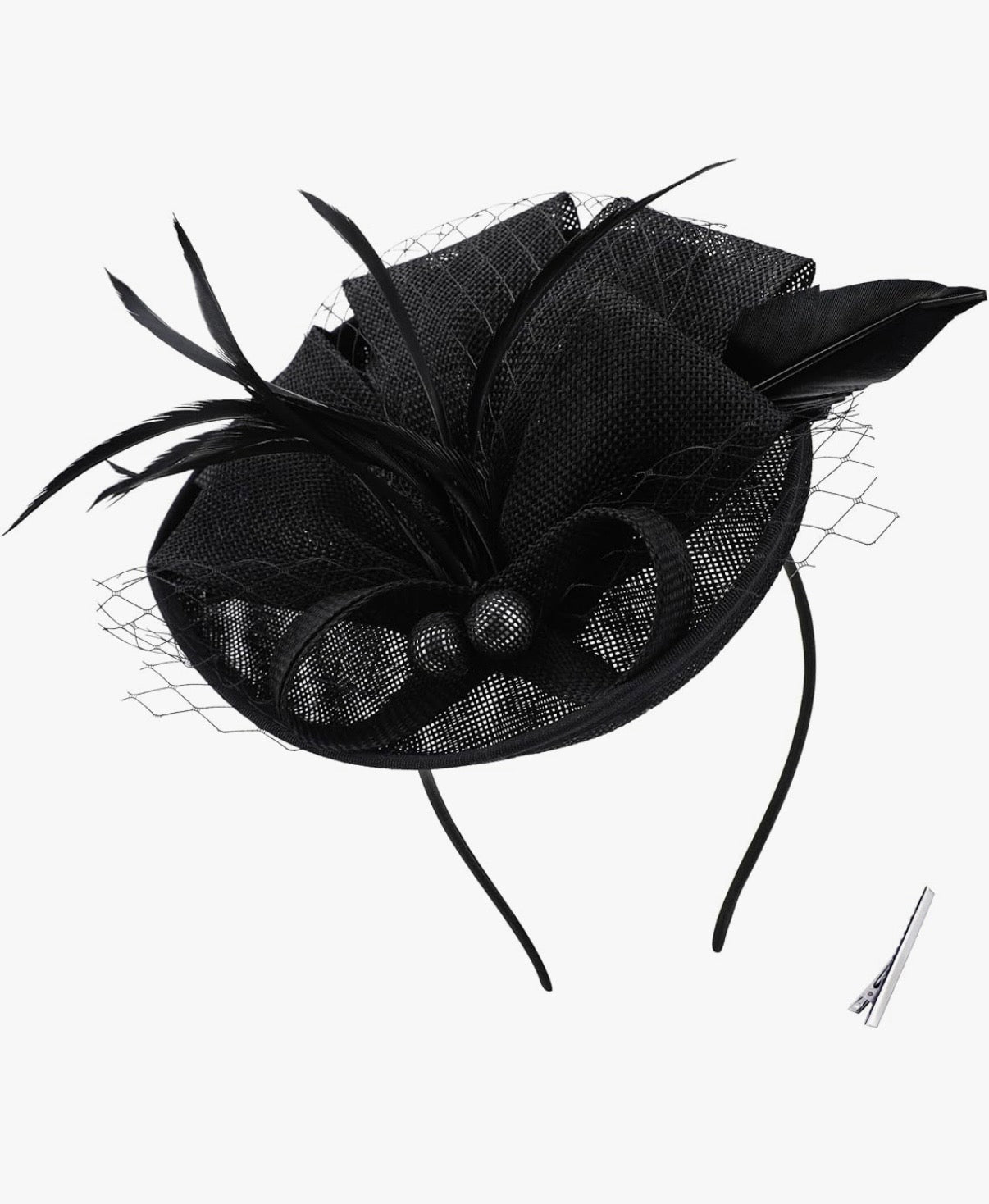 Burgundy Fascinator