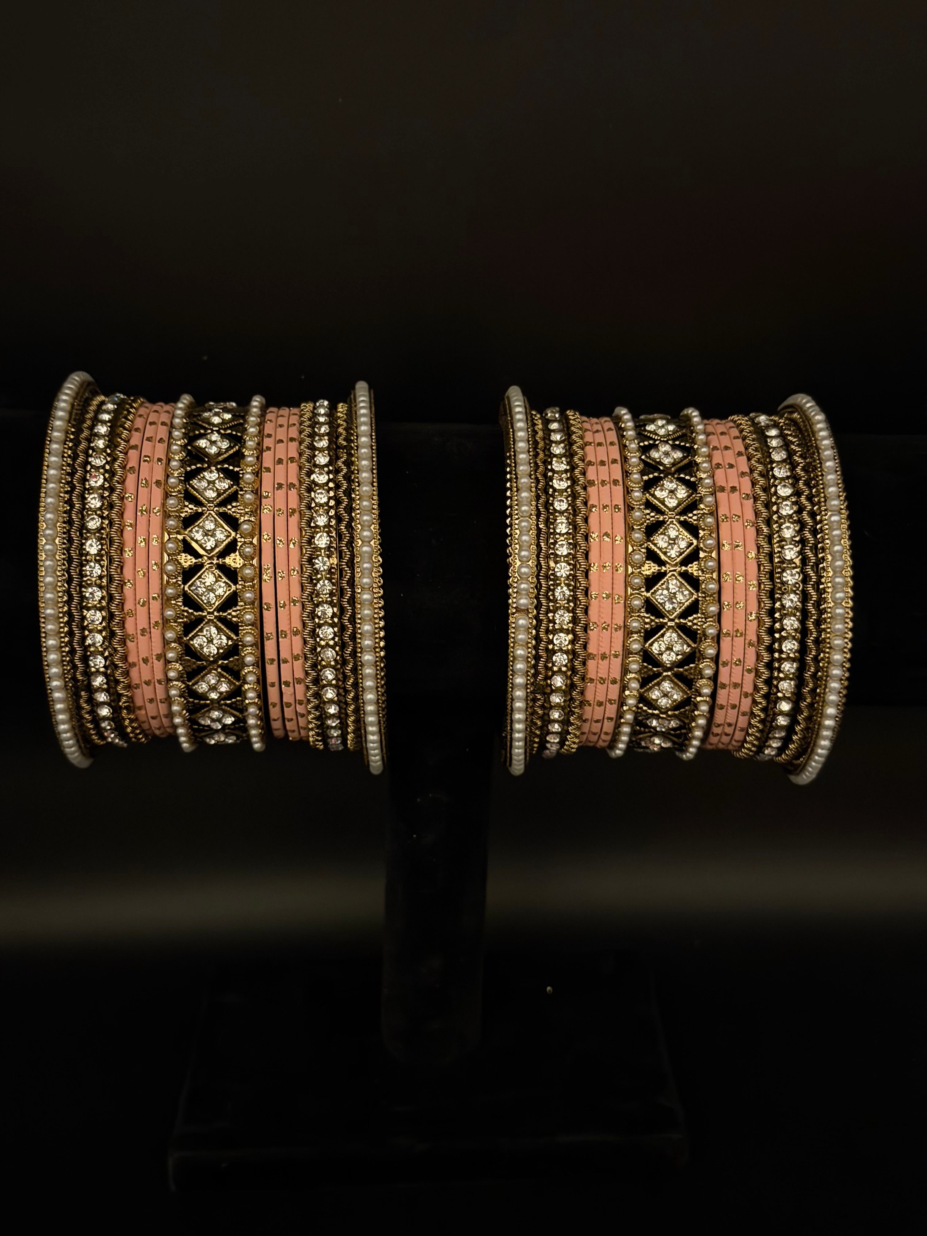 Gold Bangles Set