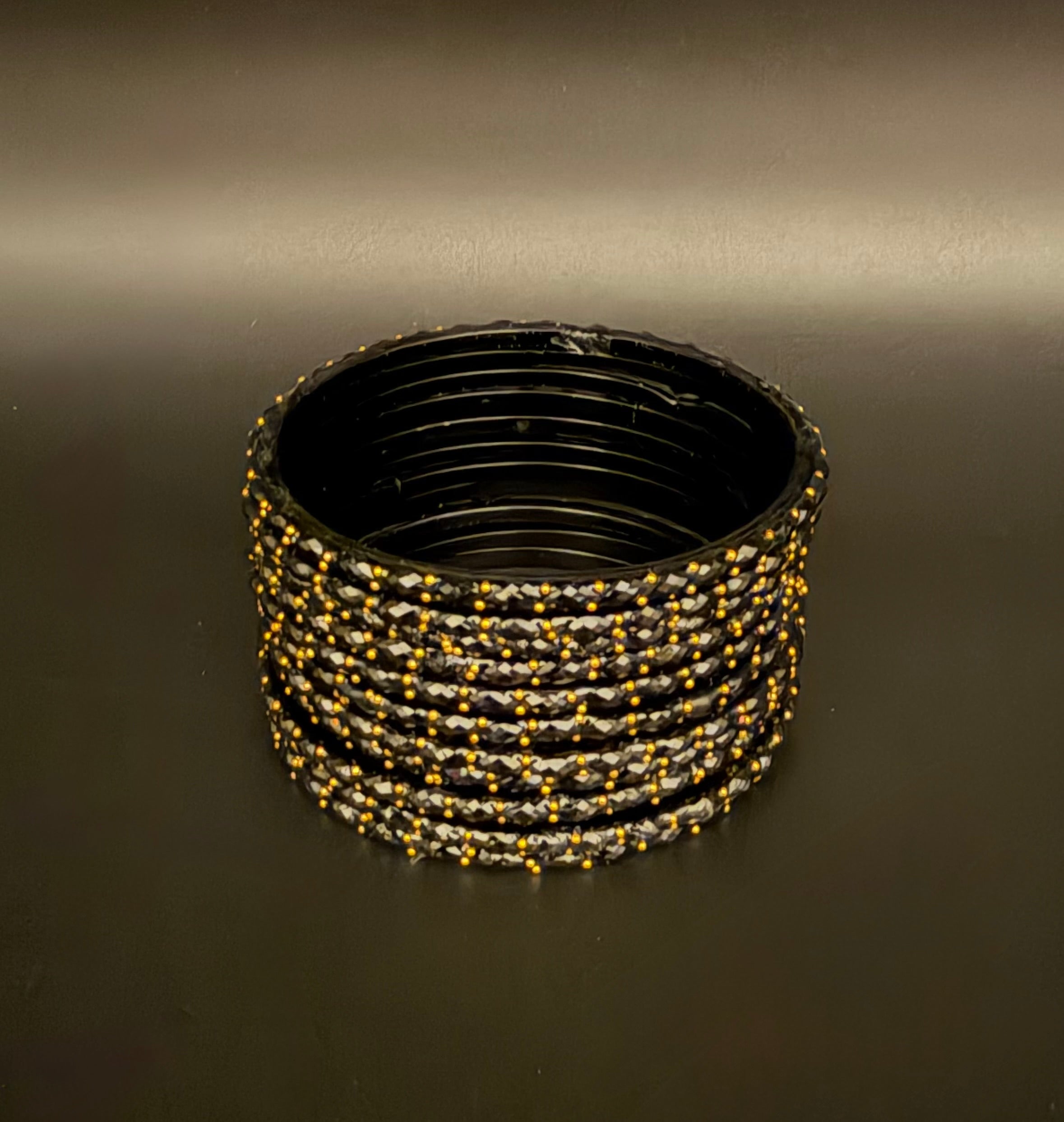 Raindrop Glass Bangles (Set of 10-12)