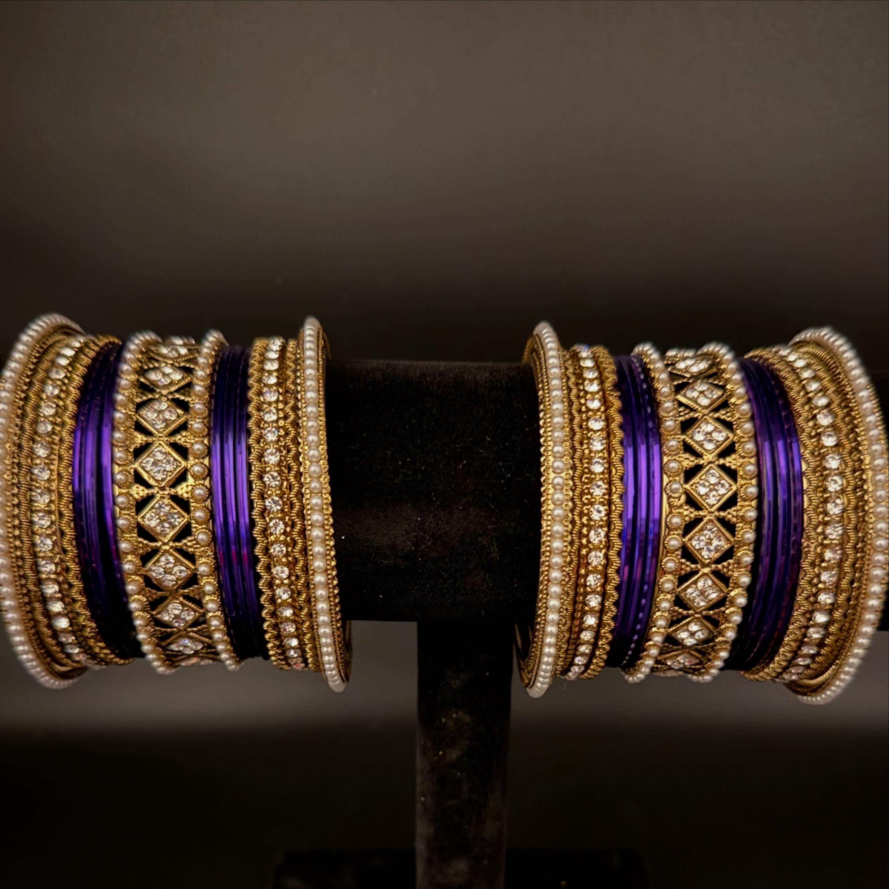 Gold Bangles Set