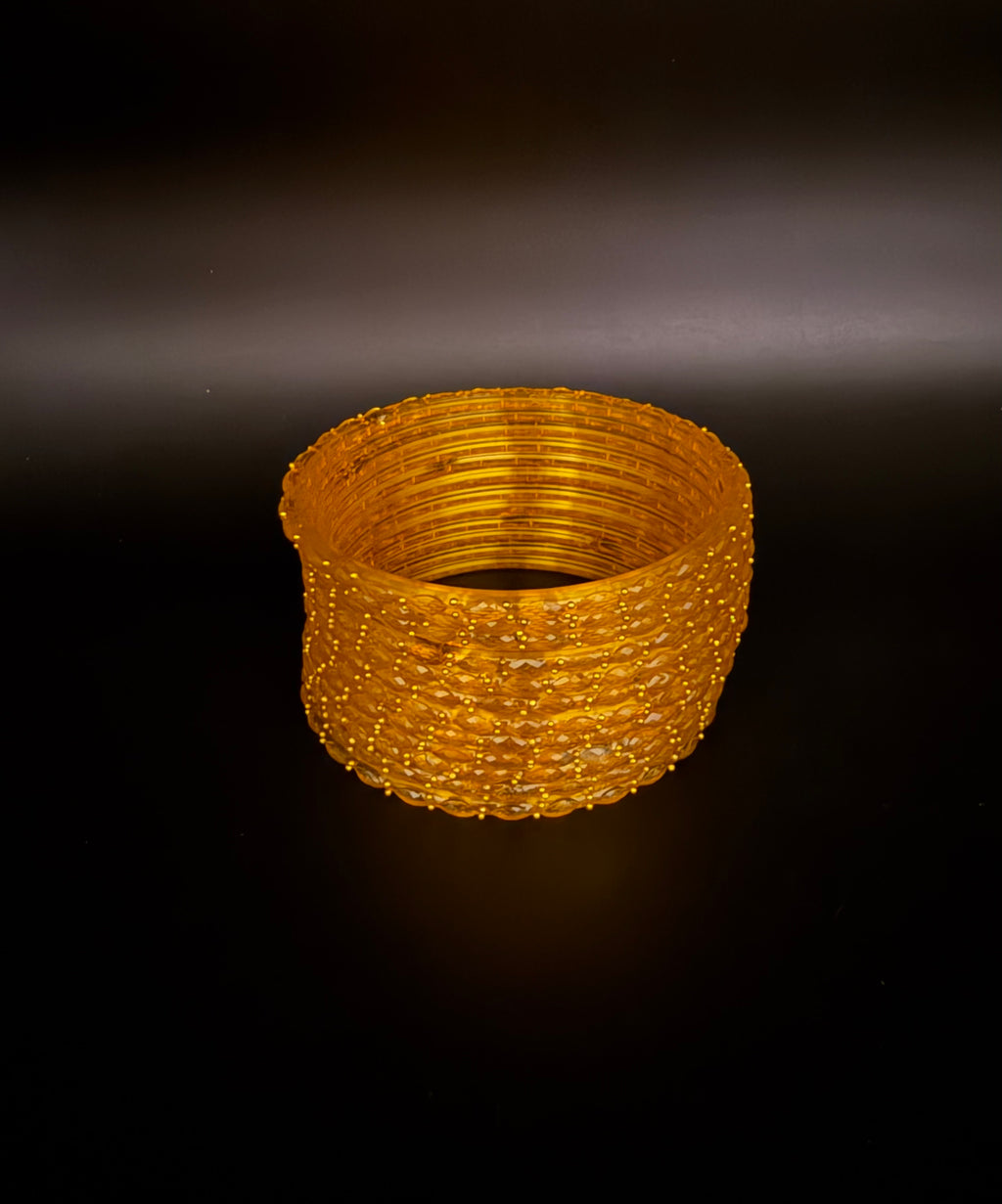 Raindrop Glass Bangles (Set of 10-12)