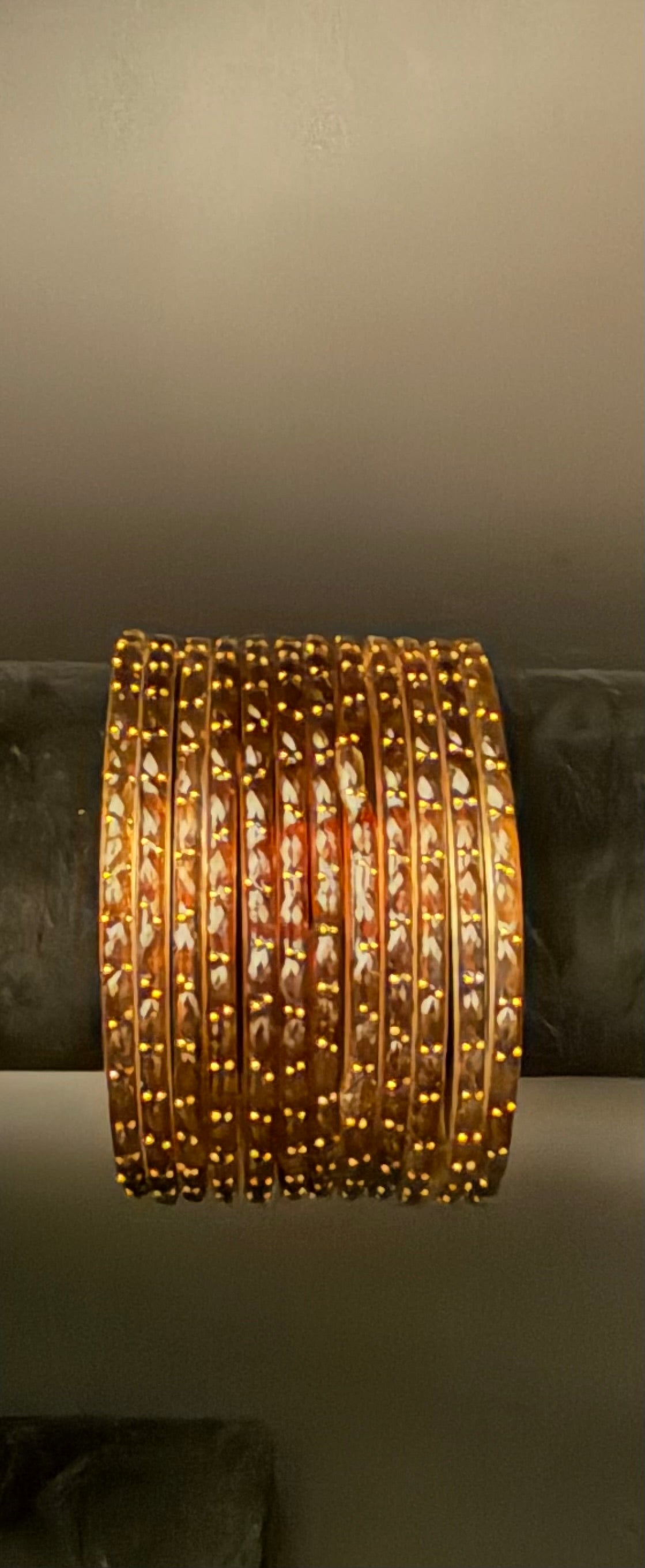Raindrop Glass Bangles (Set of 10-12)